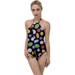 Ecstasy pills pattern Go with the Flow One Piece Swimsuit