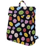 Ecstasy pills pattern Flap Top Backpack