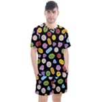 Ecstasy pills pattern Men s Mesh T-Shirt and Shorts Set