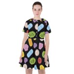 Ecstasy pills pattern Sailor Dress