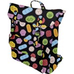 Ecstasy pills pattern Buckle Up Backpack