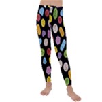 Ecstasy pills pattern Kids  Lightweight Velour Leggings