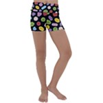 Ecstasy pills pattern Kids  Lightweight Velour Yoga Shorts