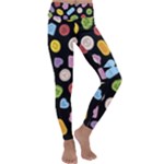 Ecstasy pills pattern Kids  Lightweight Velour Classic Yoga Leggings