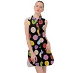 Ecstasy pills pattern Sleeveless Shirt Dress