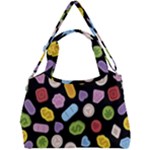 Ecstasy pills pattern Double Compartment Shoulder Bag