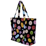 Ecstasy pills pattern Zip Up Canvas Bag