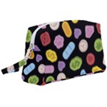 Ecstasy pills pattern Wristlet Pouch Bag (Large)