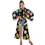 Ecstasy pills pattern Maxi Kimono