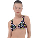 Ecstasy pills pattern Ring Detail Bikini Top