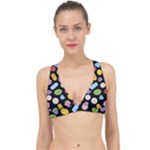 Ecstasy pills pattern Classic Banded Bikini Top