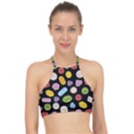 Ecstasy pills pattern Halter Bikini Top