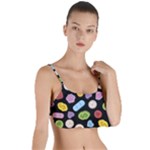 Ecstasy pills pattern Layered Top Bikini Top 