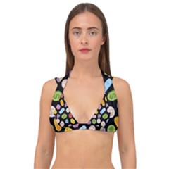 Double Strap Halter Bikini Top 