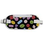 Ecstasy pills pattern Rounded Waist Pouch