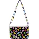 Ecstasy pills pattern Double Gusset Crossbody Bag