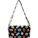 Ecstasy pills pattern Removable Strap Clutch Bag