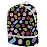 Ecstasy pills pattern Zip Bottom Backpack