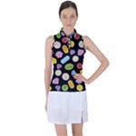 Ecstasy pills pattern Women s Sleeveless Polo T-Shirt