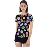 Ecstasy pills pattern Back Cut Out Sport T-Shirt