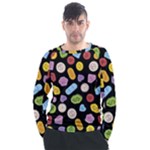 Ecstasy pills pattern Men s Long Sleeve Raglan T-Shirt