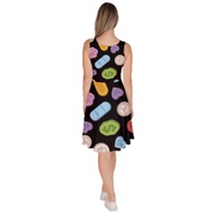 Knee Length Skater Dress With Pockets 