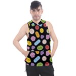 Ecstasy pills pattern Men s Sleeveless Hoodie