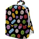 Ecstasy pills pattern Zip Up Backpack