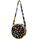 Ecstasy pills pattern Crossbody Circle Bag