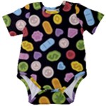 Ecstasy pills pattern Baby Short Sleeve Bodysuit