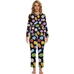 Womens  Long Sleeve Lightweight Pajamas Set 