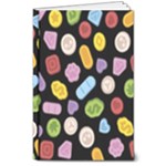 Ecstasy pills pattern 8  x 10  Hardcover Notebook