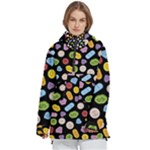 Ecstasy pills pattern Women s Pullover Zip Ski and Snowboard Waterproof Breathable Jacket