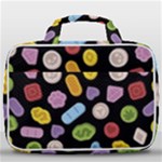 Ecstasy pills pattern Travel Toiletry Bag With Hanging Hook