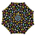 Ecstasy pills pattern Automatic Folding Umbrella with Case (Medium)