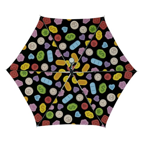 Ecstasy pills pattern Automatic Folding Umbrella with Case (Small) from ArtsNow.com