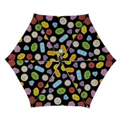 Ecstasy pills pattern Automatic Folding Umbrella with Case (Small) from ArtsNow.com