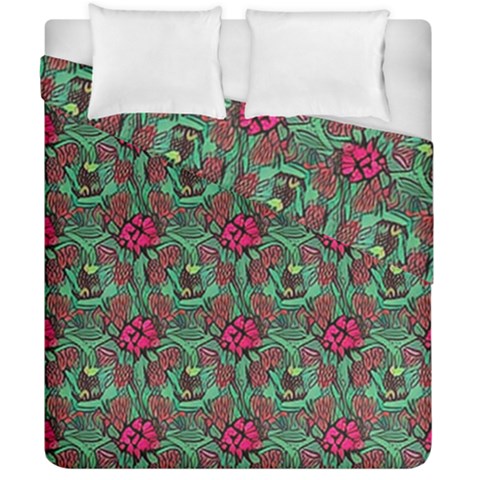 Retro 1880s Flowers Pattern 3 Duvet Cover Double Side (California King Size) from ArtsNow.com