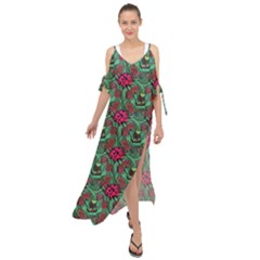 Maxi Chiffon Cover Up Dress 