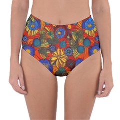 Reversible High-Waist Bikini Bottoms 