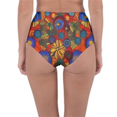 Reversible High-Waist Bikini Bottoms 