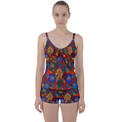 Tie Front Two Piece Tankini 