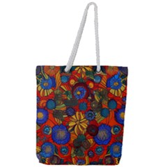 Full Print Rope Handle Tote (Large) 