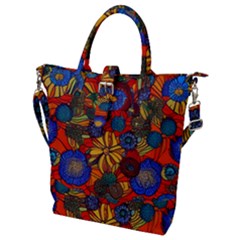 Buckle Top Tote Bag 