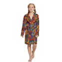 Kids  Long Sleeve Velvet Lounge Robe 