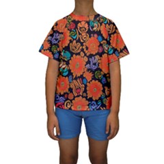 Kids  Short Sleeve Swimwear 