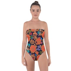 Tie Back One Piece Swimsuit 