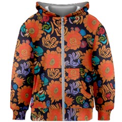 Kids  Zipper Hoodie Without Drawstring 