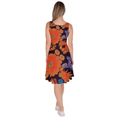 Knee Length Skater Dress With Pockets 