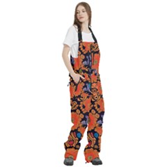 Women s Front Zip Ski And Snowboard Bib Pants 